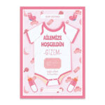 BSA3T1004 - Doğum Günü / Baby Shower Kişiye Özel Afiş Poster