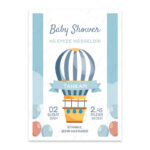 BSA3T1009 - Doğum Günü / Baby Shower Kişiye Özel Afiş Poster