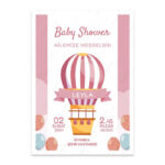 BSA3T1010 - Doğum Günü / Baby Shower Kişiye Özel Afiş Poster
