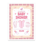 BSA3T1014 - Doğum Günü / Baby Shower Kişiye Özel Afiş Poster