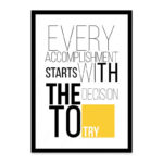 PA4T1010 - İngilizce Yazılı Poster