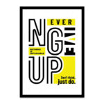 PA4T1054 - İngilizce Yazılı Poster