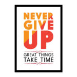 PA4T1070 - İngilizce Yazılı Poster