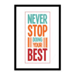 PA4T1073 - İngilizce Yazılı Poster