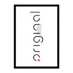 PA4T1083 - İngilizce Yazılı Poster