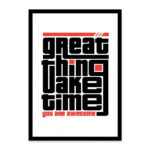 PA4T1097 - İngilizce Yazılı Poster