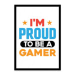 PA4T1163 - İngilizce Yazılı Oyuncu / Gamer Poster