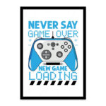 PA4T1167 - İngilizce Yazılı Oyuncu / Gamer Poster