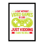 PA4T1168 - İngilizce Yazılı Oyuncu / Gamer Poster