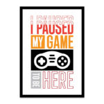 PA4T1173 - İngilizce Yazılı Oyuncu / Gamer Poster