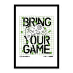 PA4T1186 - İngilizce Yazılı Oyuncu / Gamer Poster