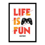 PA4T1187 - İngilizce Yazılı Oyuncu / Gamer Poster