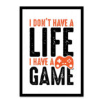 PA4T1193 - İngilizce Yazılı Oyuncu / Gamer Poster