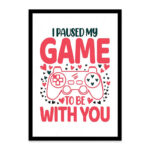 PA4T1198 - İngilizce Yazılı Oyuncu / Gamer Poster