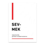 PA4T1210 - Sevmek Türkçe Yazılı Poster
