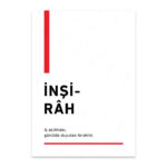 PA4T1212 - İnşirah Türkçe Yazılı Poster