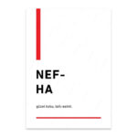 PA4T1213 - Nefha Türkçe Yazılı Poster