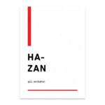 PA4T1214 - Hazan Türkçe Yazılı Poster