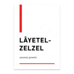 PA4T1225 - Layetelzelzel Türkçe Yazılı Poster