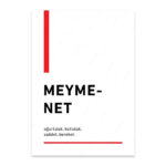PA4T1229 - Meymenet Türkçe Yazılı Poster