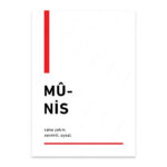 PA4T1250 - Munis Türkçe Yazılı Poster