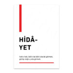 PA4T1255 - Hidayet Türkçe Yazılı Poster