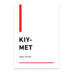 PA4T1268 - Kıymet Türkçe Yazılı Poster