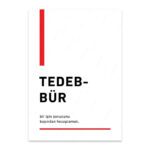 PA4T1282 - Tedebbür Türkçe Yazılı Poster