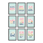 PA6S1018 - İngilizce Yazılı Dokuzlu Set Poster