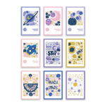 PA6S1048 - Astronot Dokuzlu Set Poster