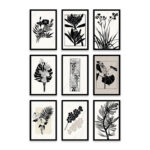 PA6S1049 - Çiçek Dokuzlu Set Poster