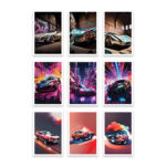 PA6S1050 - Araba Dokuzlu Set Poster