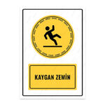 UL1052 - Kaygan Zemin İkaz ve Uyarı Levhası