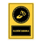 UL1079 - Ellerini Sabunla İkaz ve Uyarı Levhası