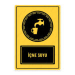 UL1087 - İçme Suyu İkaz ve Uyarı Levhası
