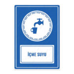 UL1089 - İçme Suyu İkaz ve Uyarı Levhası