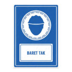 UL1103 - Baret Tak İkaz ve Uyarı Levhası