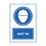 UL1104 - Baret Tak İkaz ve Uyarı Levhası