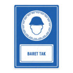 UL1113 - Baret Tak İkaz ve Uyarı Levhası