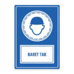 UL1127 - Baret Tak İkaz ve Uyarı Levhası