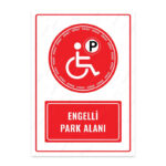 UL1218 - Engelli Park Alanı İkaz ve Uyarı Levhası