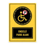 UL1219 - Engelli Park Alanı İkaz ve Uyarı Levhası