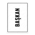 UL1735 - Başkan İkaz ve Uyarı Levhası