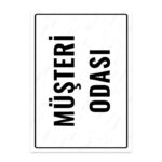UL1760 - Müşteri Odası İkaz ve Uyarı Levhası