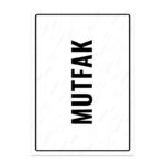 UL1765 - Mutfak İkaz ve Uyarı Levhası