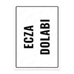 UL1824 - Ecza Dolabı İkaz ve Uyarı Levhası