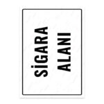 UL1831 - Sigara Alanı İkaz ve Uyarı Levhası