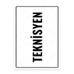 UL1839 - Teknisyen İkaz ve Uyarı Levhası