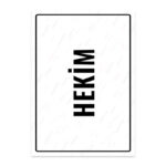 UL1847 - Hekim İkaz ve Uyarı Levhası