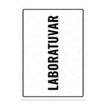 UL1855 - Laboratuvar İkaz ve Uyarı Levhası